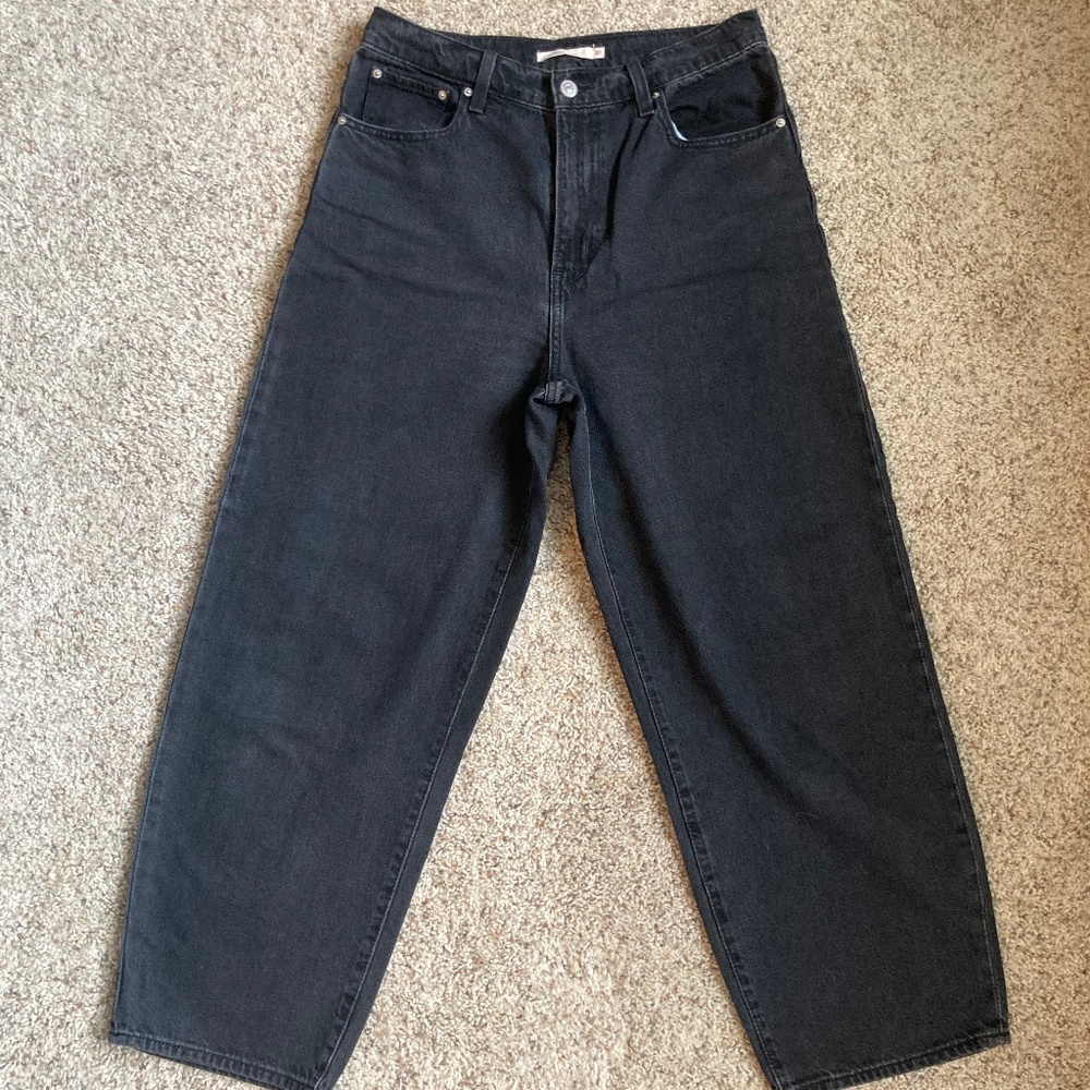 Black Balloon Leg Levi's